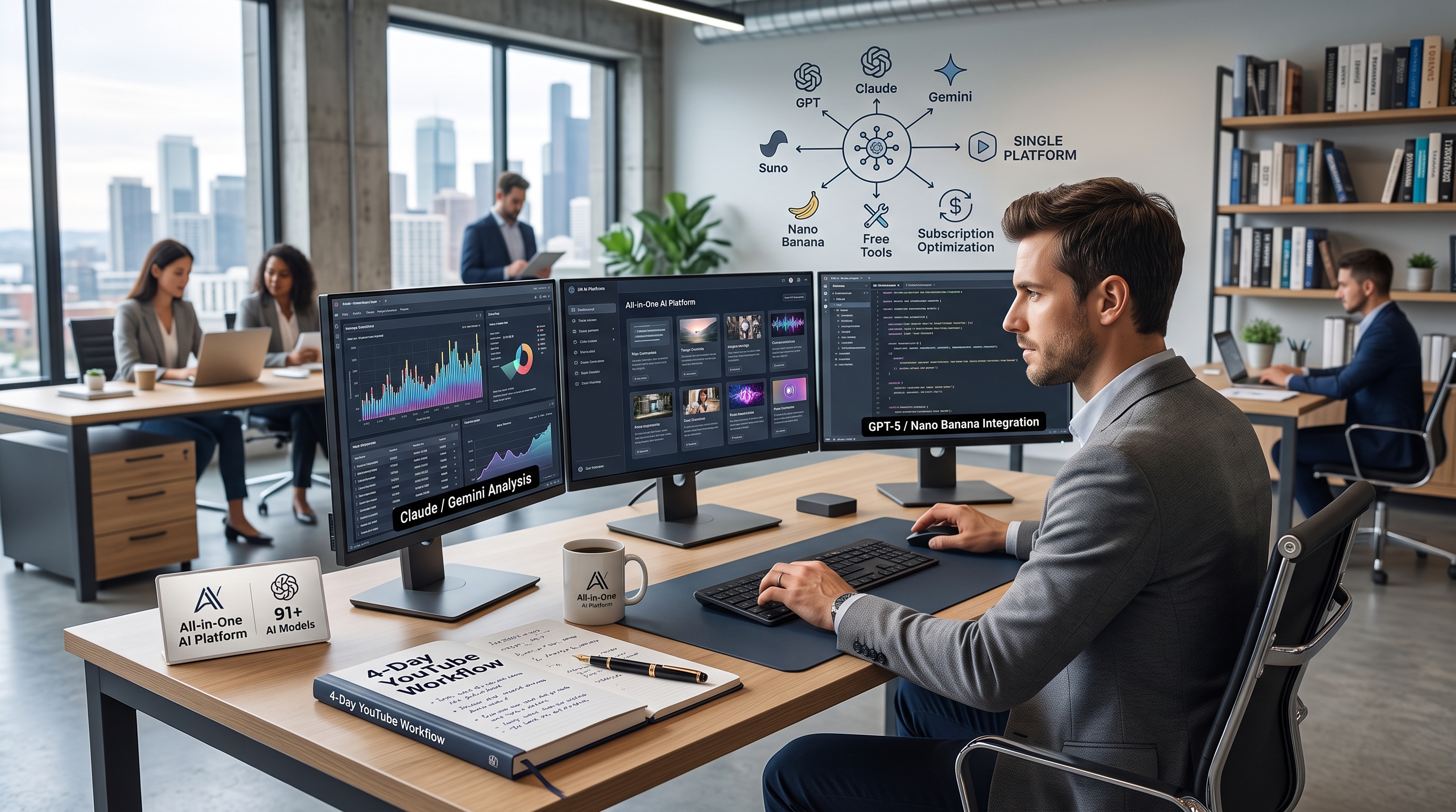 The “Split-Brain” Creator Protocol: Engineering a 4-Day YouTube Workflow With Simultaneous AI Prompts (September 2026)